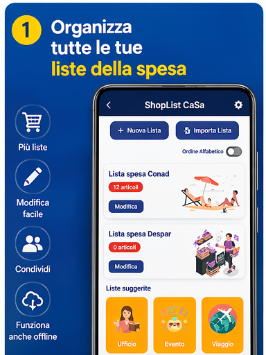 ShopList CaSa lista della spesa